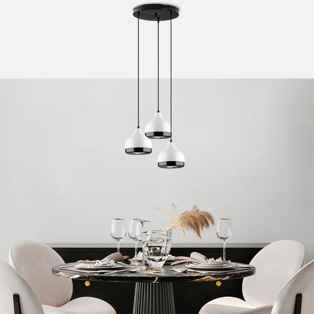 Candelabru Yildo - 6873 - Alb