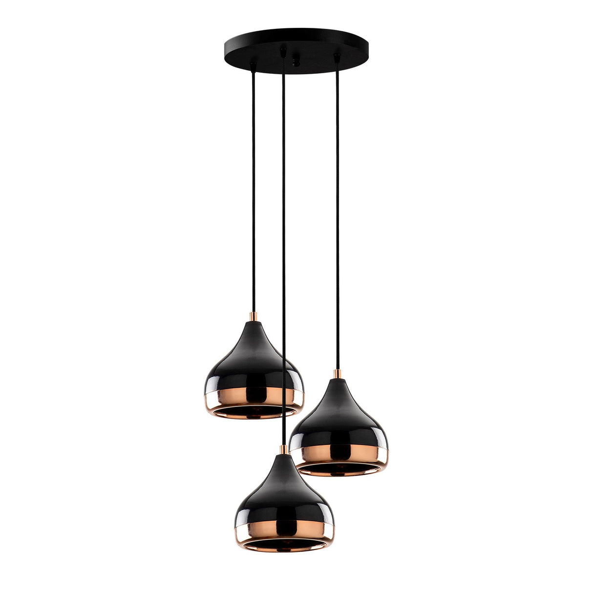 Set lampi Yildo - Set4 - Negru / Cupru