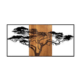 Decoratiune lemn Acacia Tree - 328 - Negru / Nuc