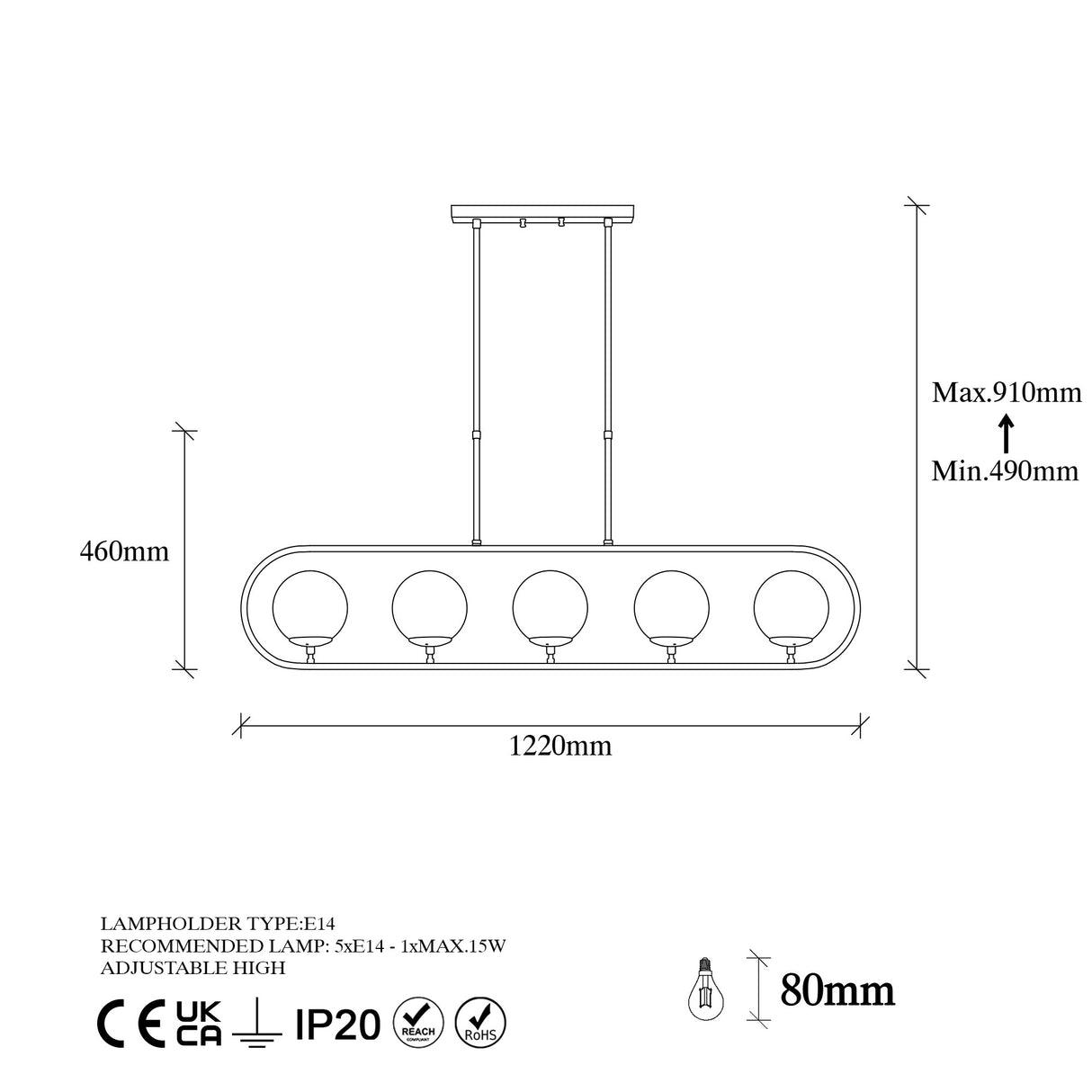 Candelabru Jewel - 10620 - Auriu