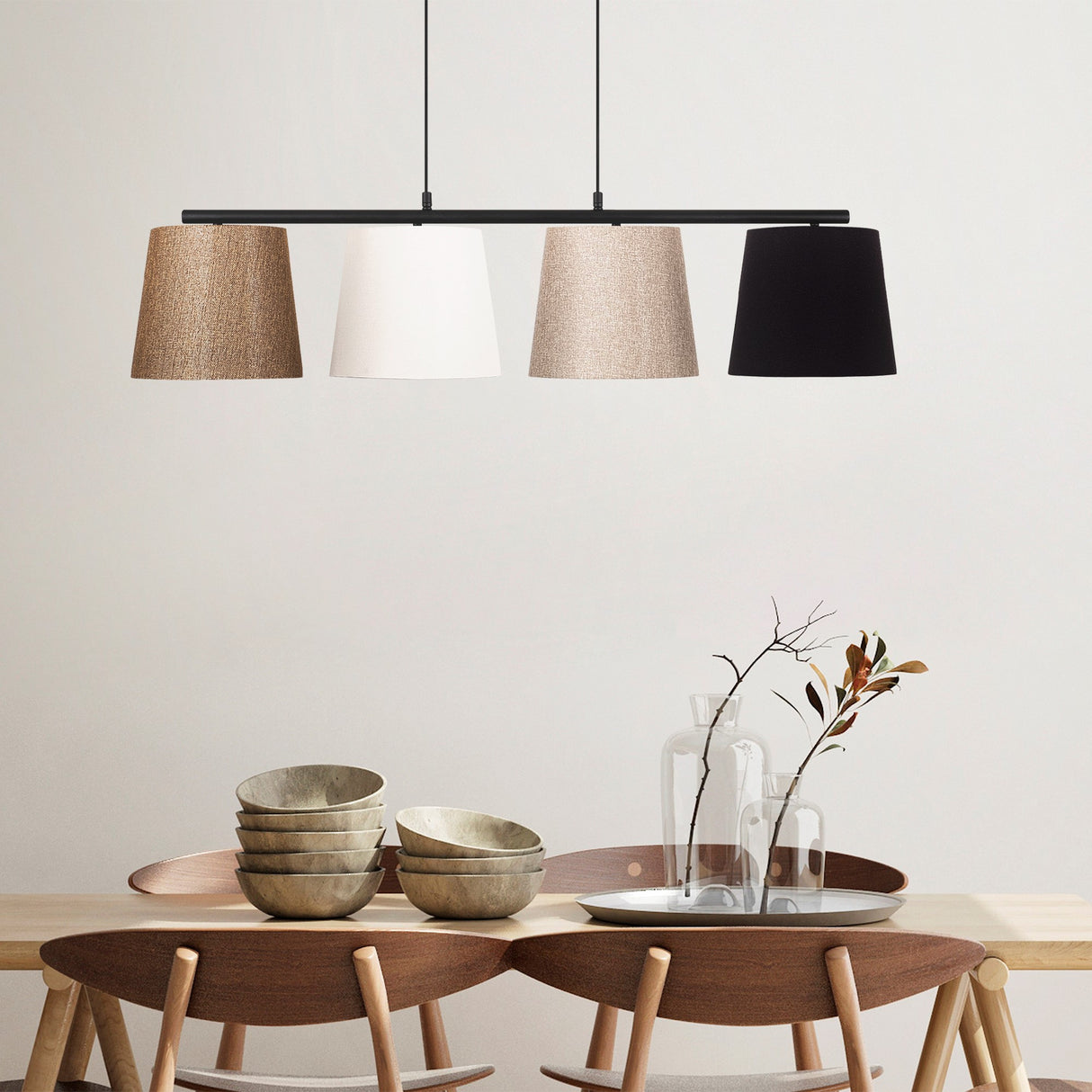 Candelabru Varlik - 10815 - Auriu / Negru