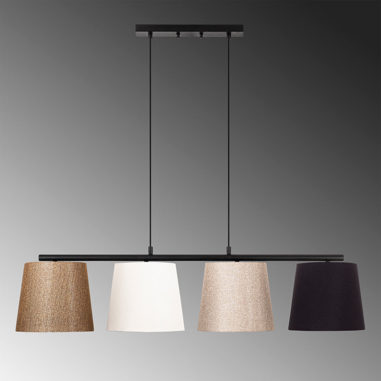 Candelabru Varlik - 10815 - Auriu / Negru