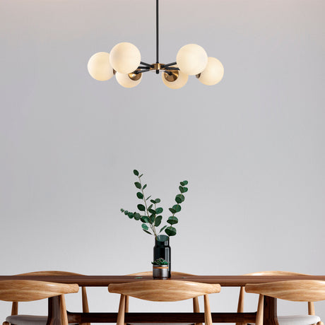 Candelabru Akkas - 10085 - Negru / Crem