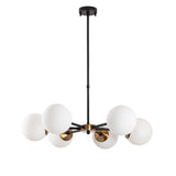 Candelabru Akkas - 10085 - Negru / Crem