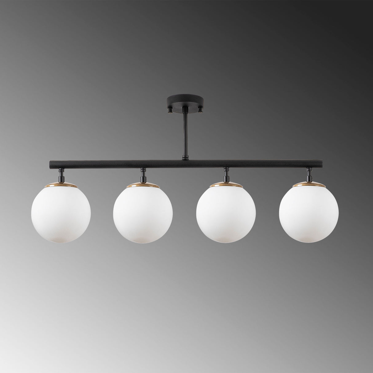 Candelabru Fazli - 10426 - Auriu / Negru