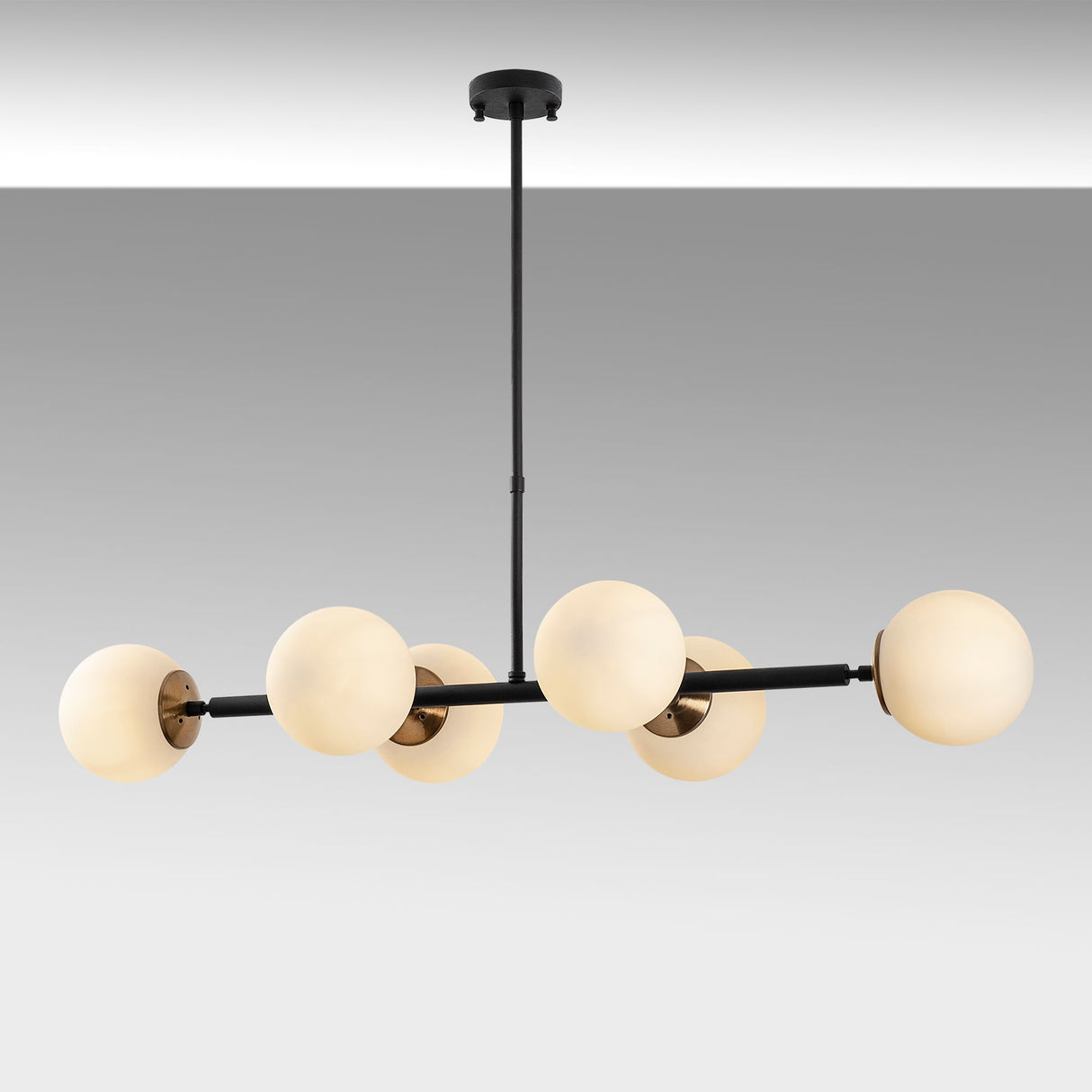 Candelabru Fazli - 10485 - Negru / Crem