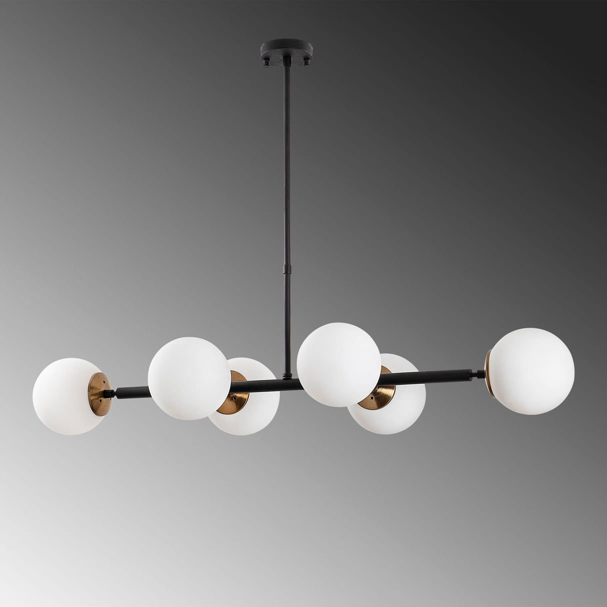Candelabru Fazli - 10485 - Negru / Crem