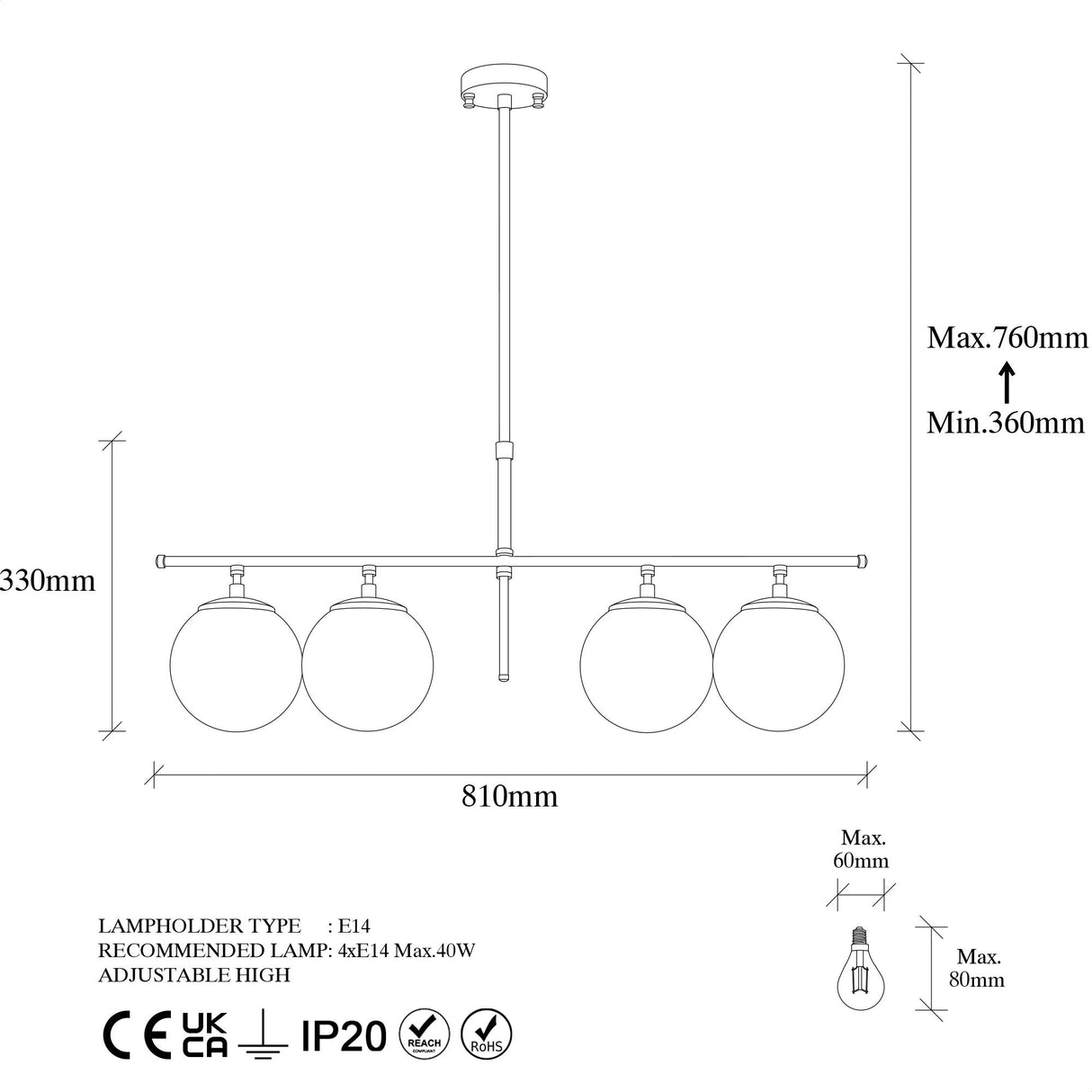 Candelabru Roe - 10780 - Auriu