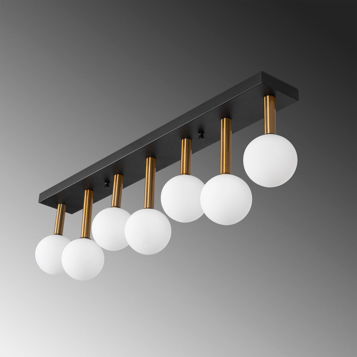 Candelabru Even - 11765 - Negru / Alb