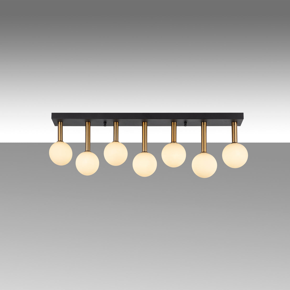 Candelabru Even - 11765 - Negru / Alb