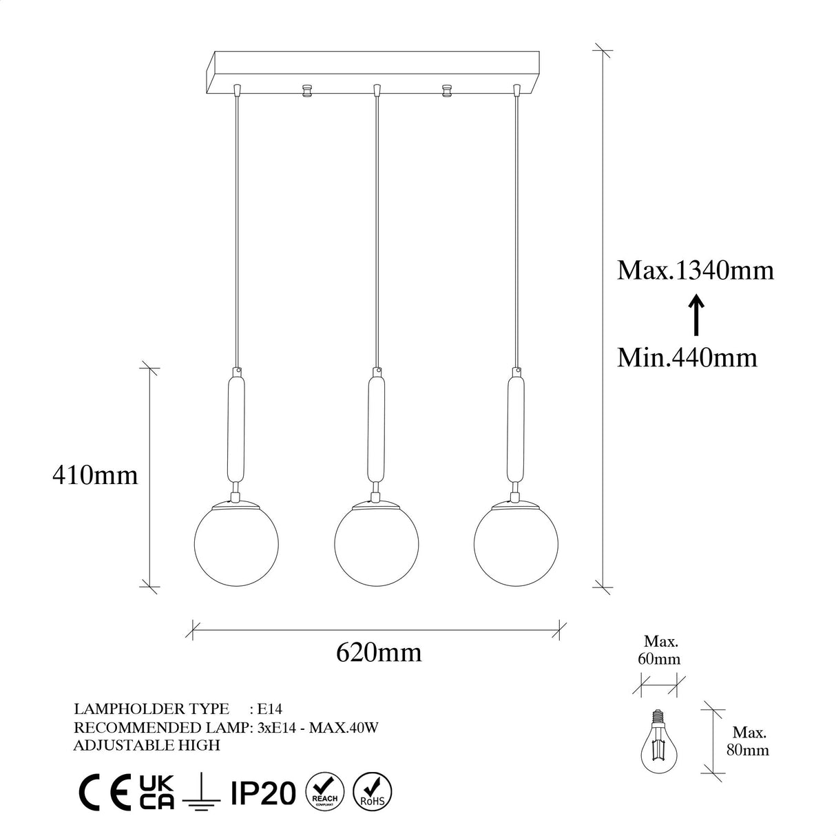 Candelabru King - 11468 - Auriu