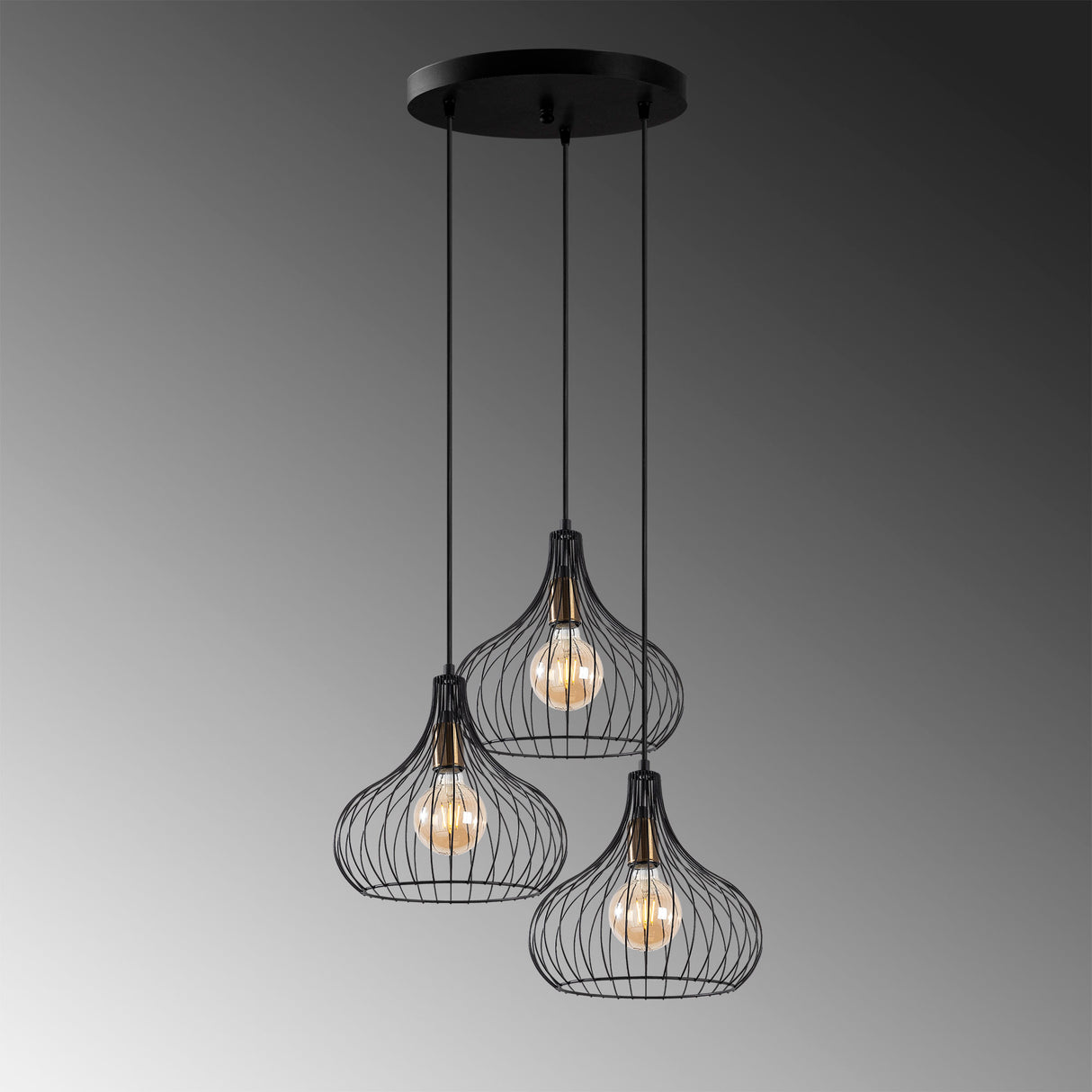 Candelabru Teldamla - 11915 - Negru / Antique