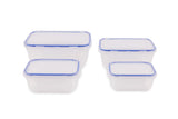 Set cutii depozitare 30148 - Transparent