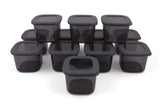 Set cutii depozitare BNMPOLYAS12-5 - Antracit