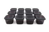Set cutii depozitare BNMPOLYAS12-5 - Antracit