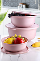 Set cutii depozitare YUVPIN03-124 - Roz