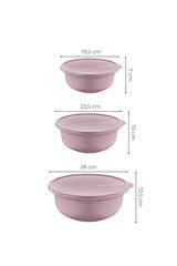 Set cutii depozitare YUVPIN03-124 - Roz