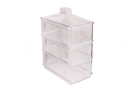Set cutii depozitare Dikdortgenakrlk - 6 - Transparent