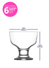 Set pahare LV-DES55F - Transparent