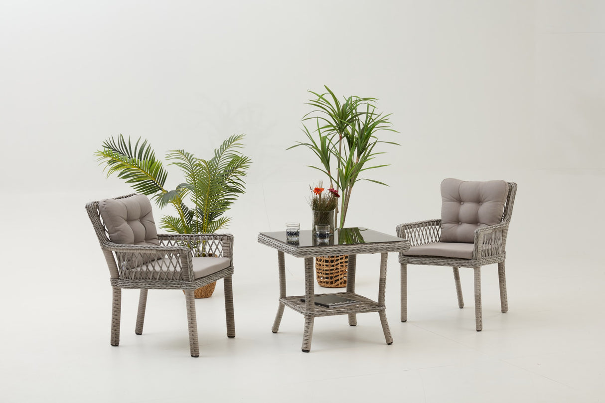 Set mobilier gradina Pure - Grey - Gri