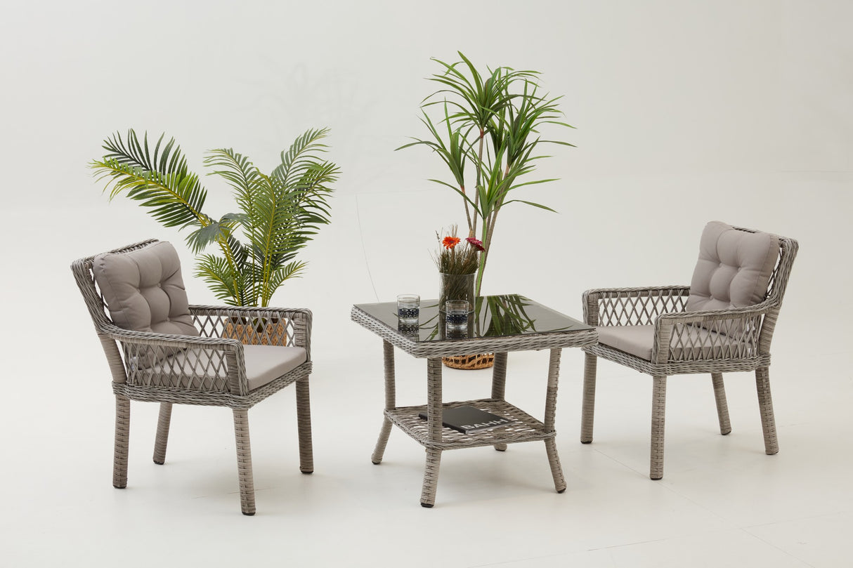 Set mobilier gradina Pure - Grey - Gri