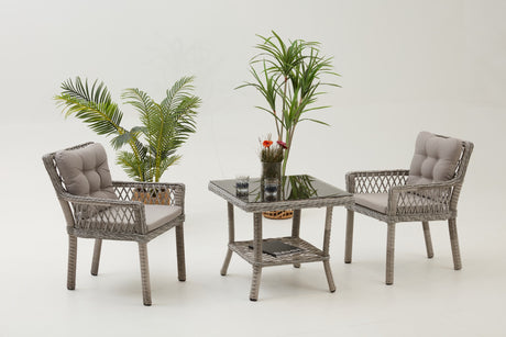 Set mobilier gradina Pure - Grey - Gri