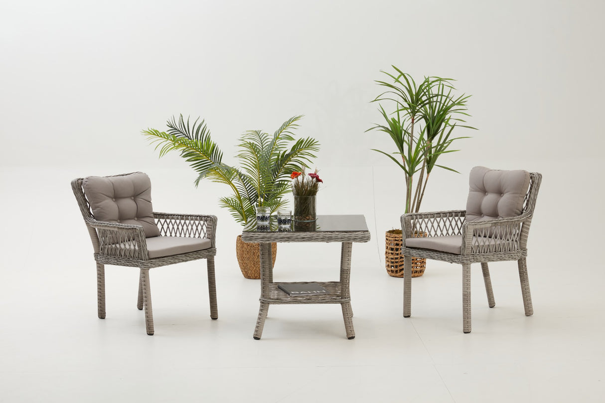 Set mobilier gradina Pure - Grey - Gri
