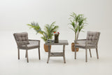 Set mobilier gradina Pure - Grey - Gri
