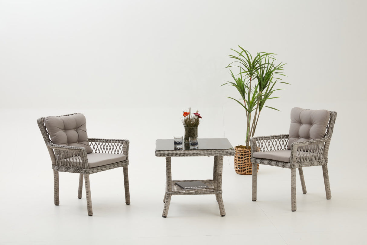 Set mobilier gradina Pure - Grey - Gri