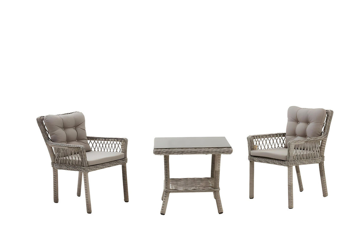 Set mobilier gradina Pure - Grey - Gri