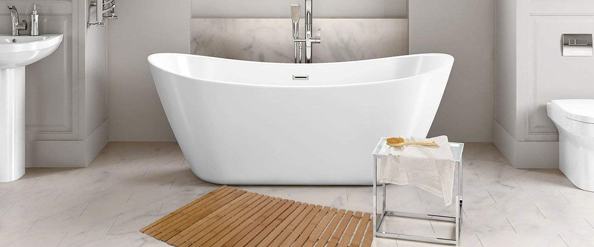 Covor baie bambus 50x80 cm 381176