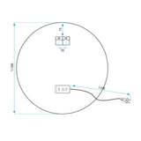 Oglinda LED  50cm BAS