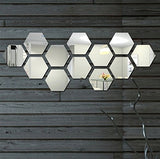 Oglinda decorativa Hexagon Set 8 bucati