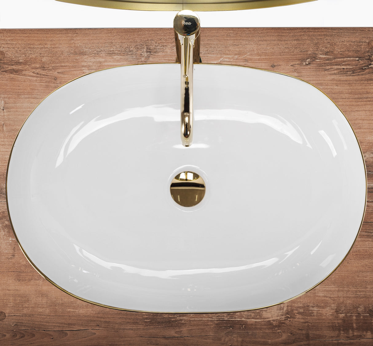 Lavoar de blat Rea CLEO White Gold Edge