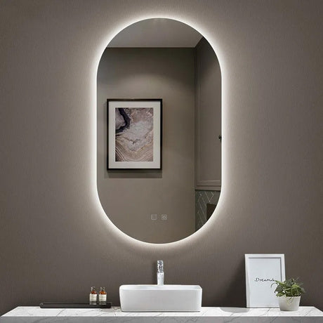Oglinda LED EGG 50x90 cm