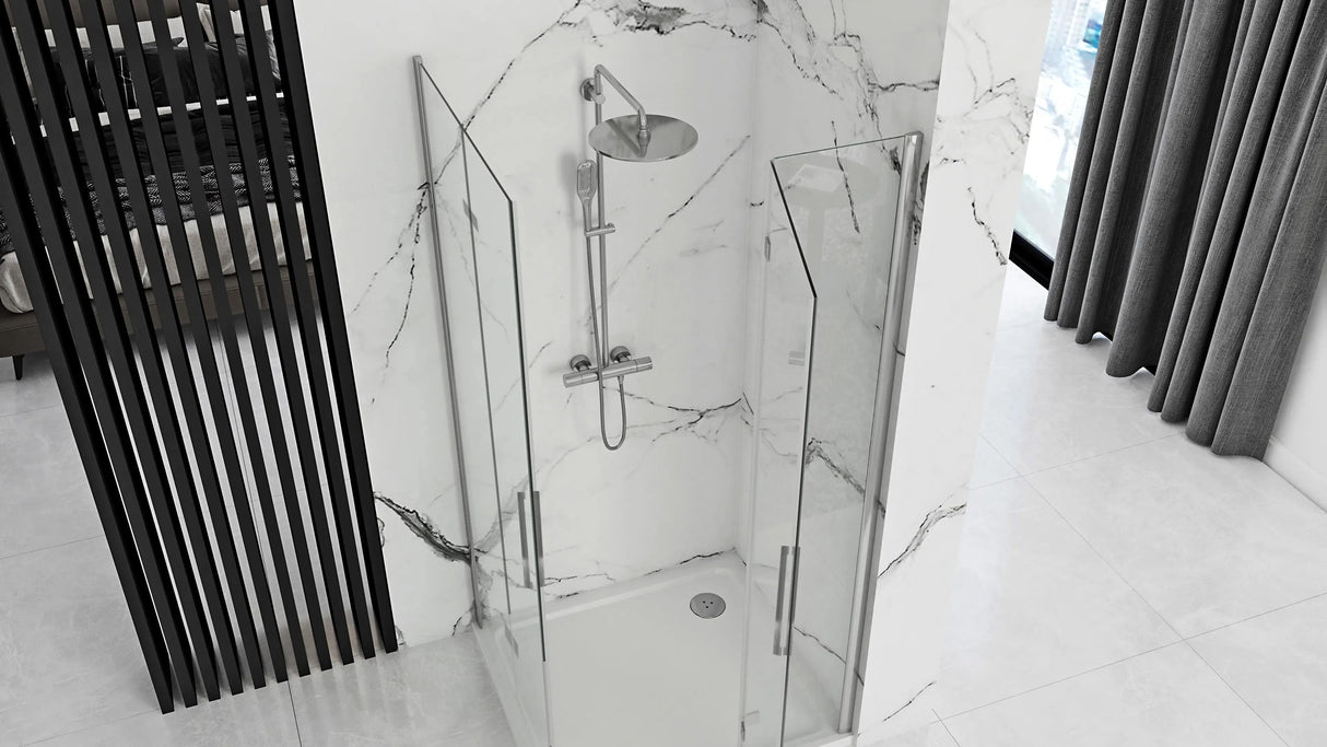 Cabina dus Rea Molier Chrome Double 80x100