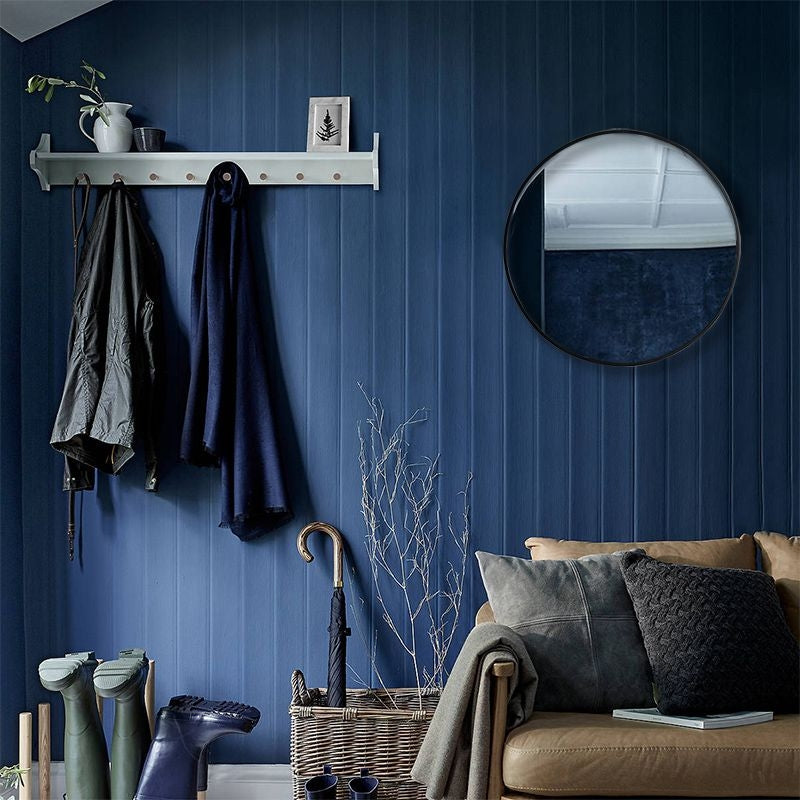 OGLINDA ROTUNDA 80 CM CADRU LOFT MODERN SUBTIRE