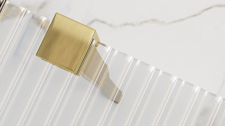 Paravan de dus Rea Aero Intimo Gold Brush 100