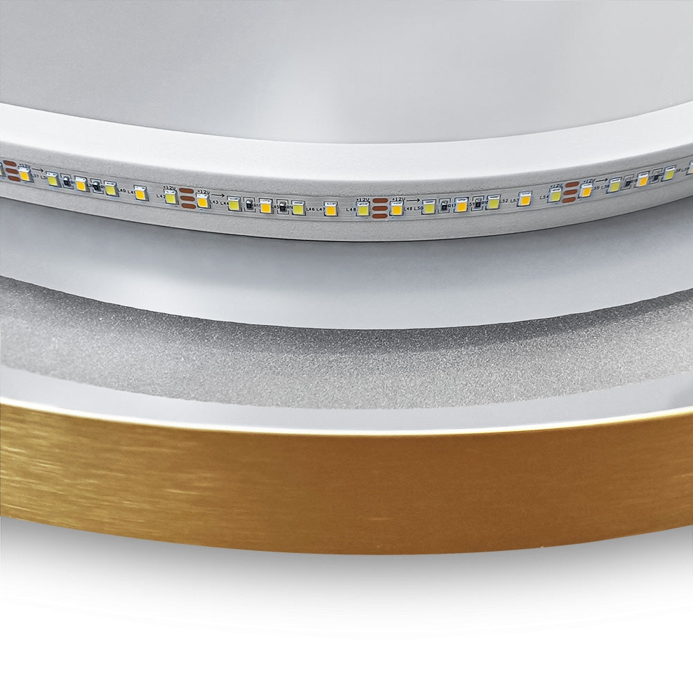 Oglinda LED OLL 60x90 cm Brush Gold