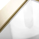 Cabina de dus de perete REA Rapid Slide  Brush Gold / Usa: 120 Perete: 90