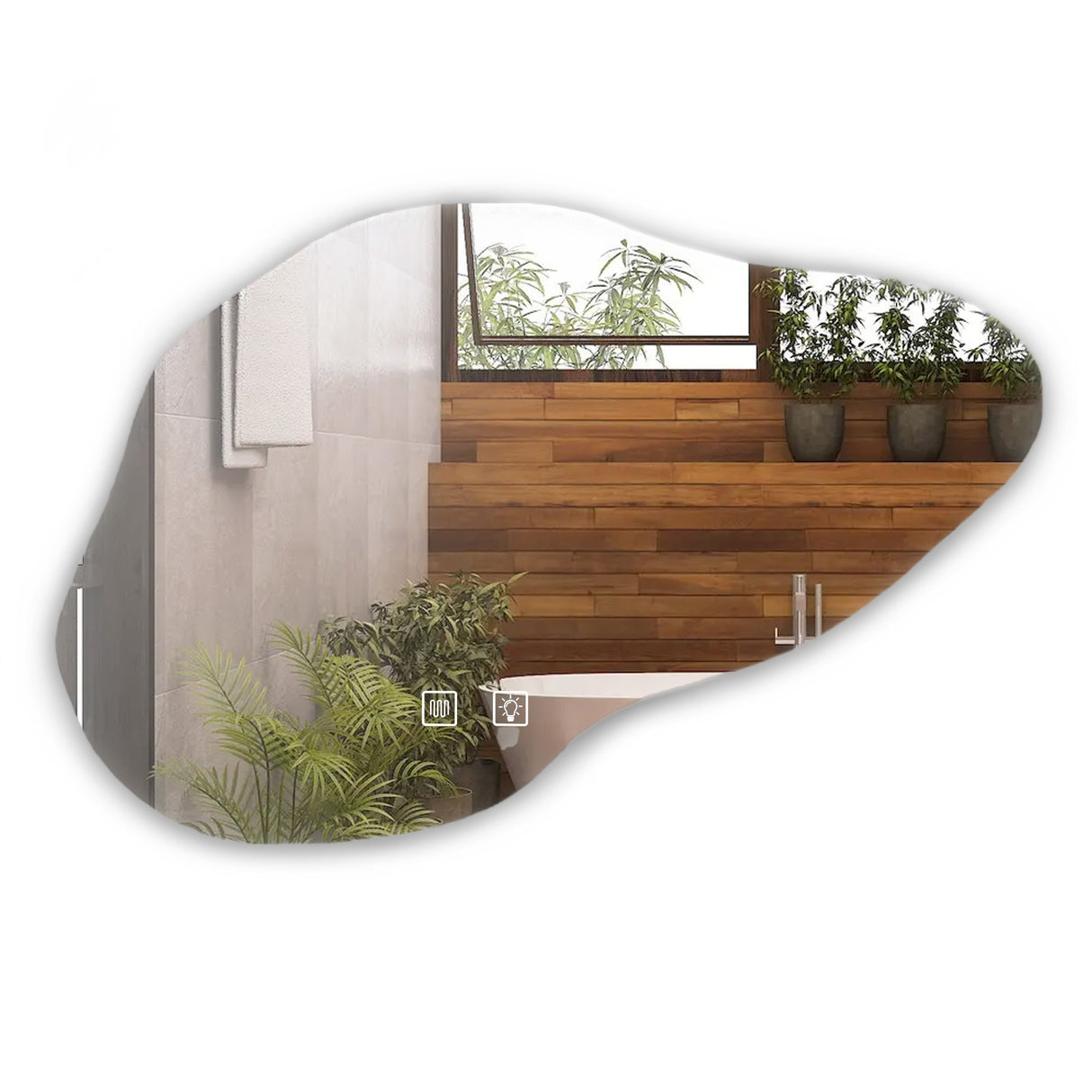 Oglinda P11229 LED CLOUD B 100x70cm