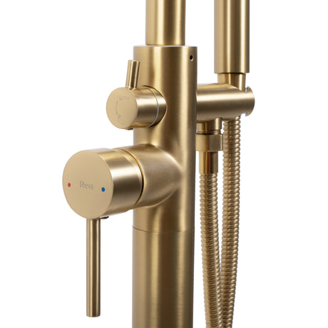 Baterie de podea Rea ARAS Gold Brush