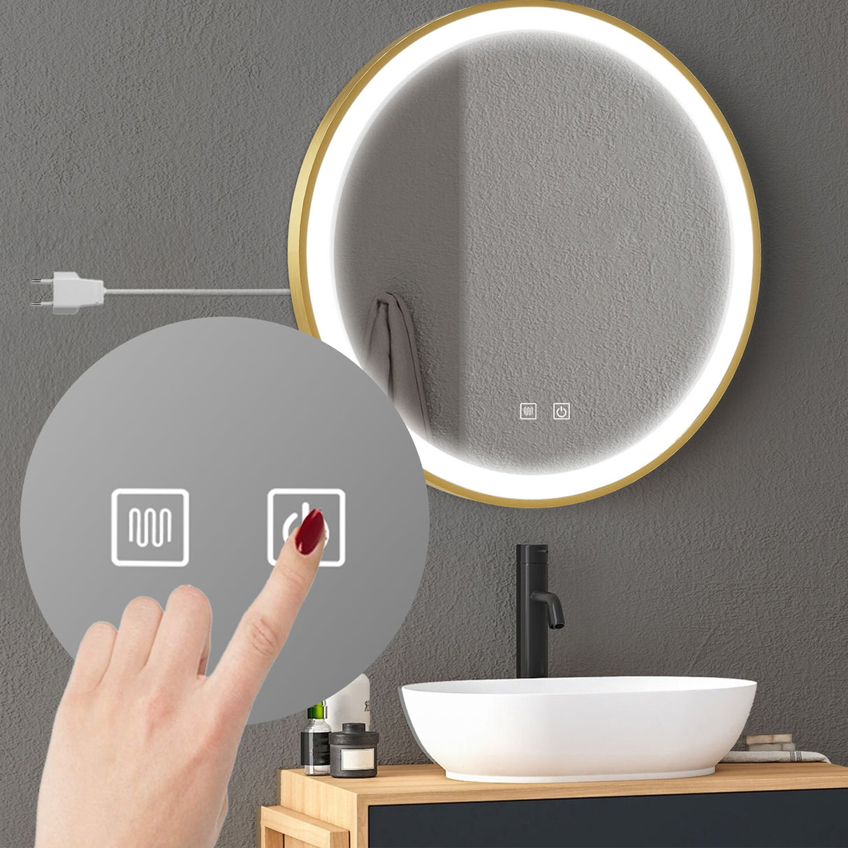 Oglinda LED 60cm MMJ
