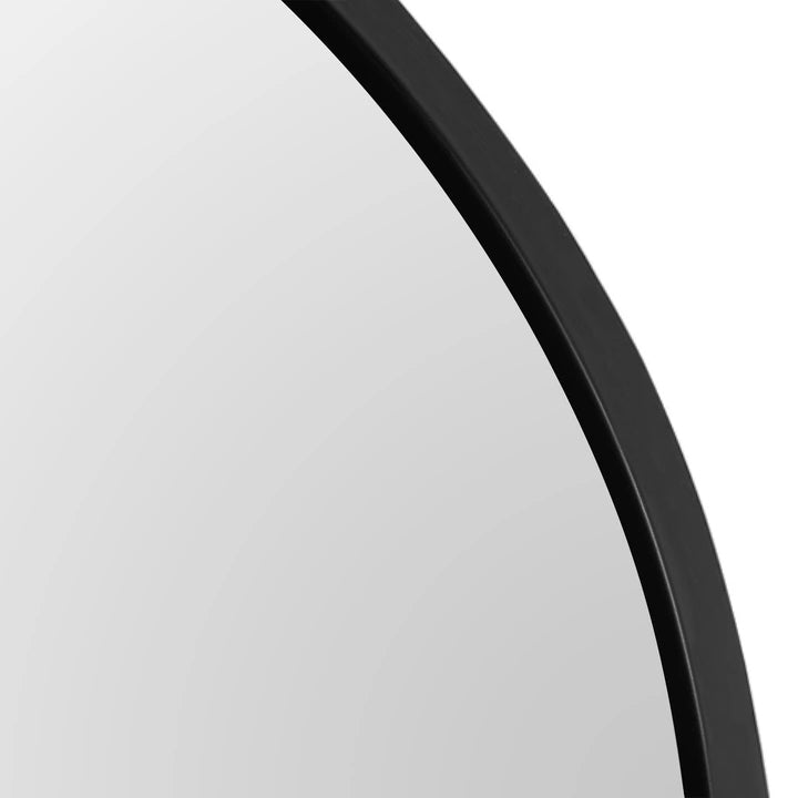 OGLINDA ROTUNDA 80 CM CADRU LOFT MODERN SUBTIRE
