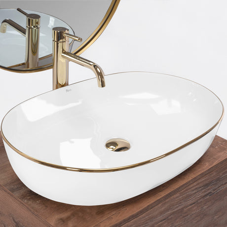 Lavoar de blat Rea CLEO White Gold Edge