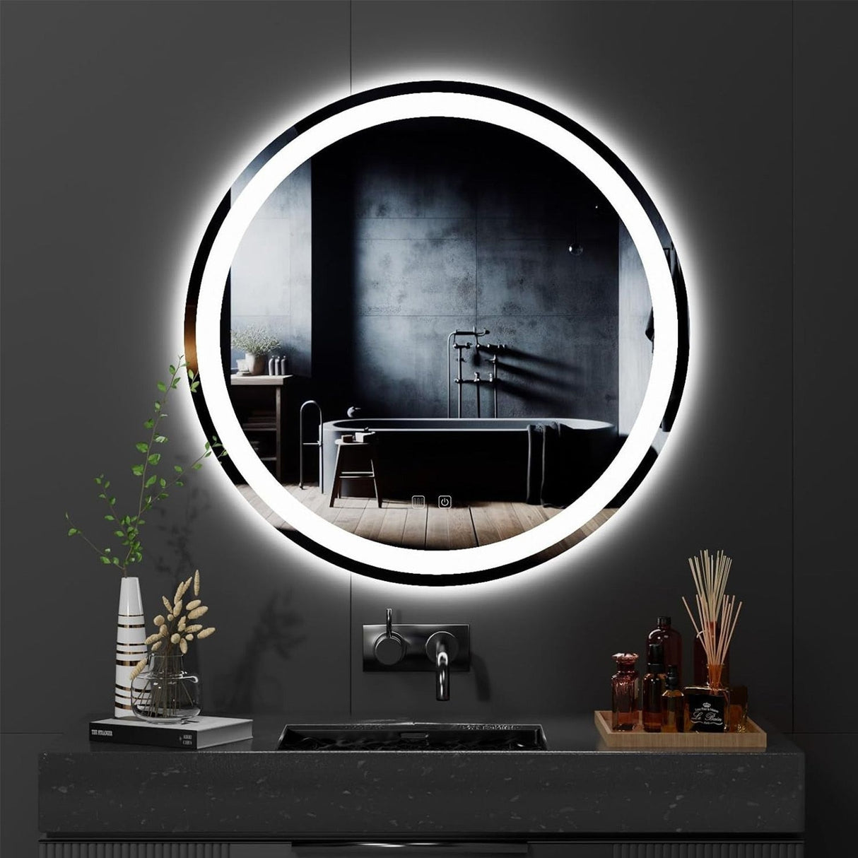 Oglinda LED 70cm BAS