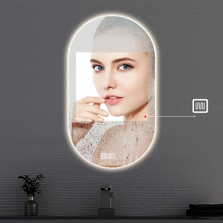 Oglinda LED EGG 50x90 cm